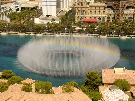 Bellagio Fountain Show Pictures Day 3